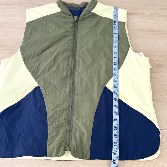 NWT PacSun A.R.C. Nylon Colorblock Vest UNISEX L Quiet Outdoors / 90s Aesthetic - Picture 13 of 15
